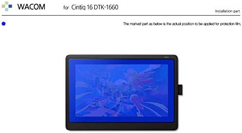 Screen Protector for WACOM Cintiq 16 DTK 1660, AFP Oleophobic Coating Screen Protector Clear LCD Shield Guard Film