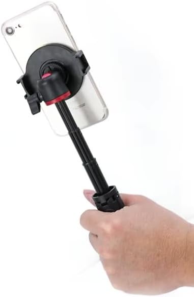 Reflex Camera Lightweight Aluminum Magnetic Phone Holder with Cold Shoe, Universal Magnetic Mount for Cameras & Smartphones