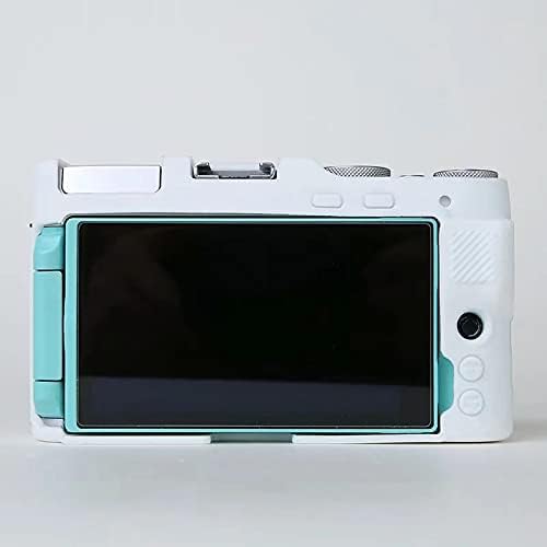 Professional Secure Silicone Camera Case Cover Housing Body Skin for Fujifilm Fuji X-A7 XA7 XA 7 Mirrorless Digital Camera (White)