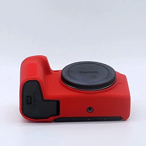 Professional Secure Silicone Camera Case Cover Housing Body Skin for Canon EOS RP Mirrorless Digital SLR Camera (Red)