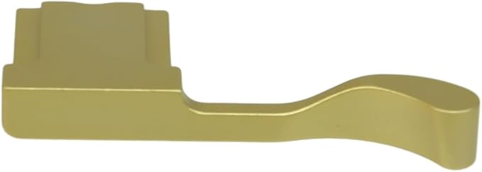 Foto&Tech Metal Hot Shoe Thumb Up Rest Hand Grip for Fujifilm Fuji X100V X100VI, X100V Thumb Grip, Fuji X100V Accessories, Fuji X100V Grip (Gold)