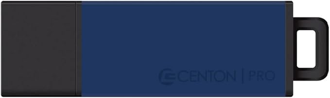 Centon DataStick Pro2 USB 2.0 Flash Drive 2GB x 1, Blue (S1-U2T1-2G)