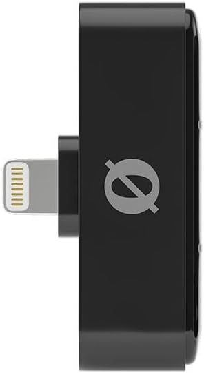 RØDE Wireless Micro - Compact Wireless Microphone, Two Mics with Charge Case for Smartphone Content Creation - Lightning, Black (iPhone ONLY)