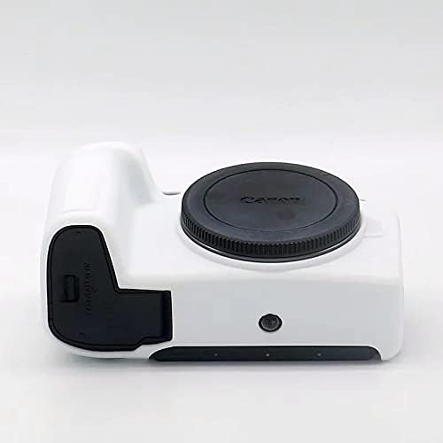 Professional Secure Silicone Camera Case Cover Housing Body Skin for Canon EOS RP Mirrorless Digital SLR Camera (White)