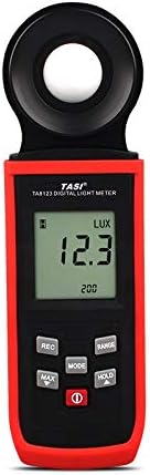 MeterTo Digital Light Meter Led Lux Meter Led Lumen Meter, 0.1~200,000Lux