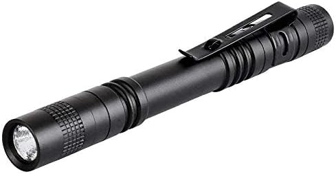 Pocketman 4 Pcs LED Penlight Flashlight Tactical Torch with Clip(13.3 CM)