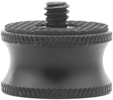 3/8 to 1/4 Adapter Mini 3/8 Female to 1/4 Male Adapter Screw Mount Camera Tripod Ball Head for Photography Studio, black