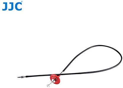 JJC TCR-70R 70cm Mechanical Cable Shutter Release with Bulb-Lock for Fujifilm X10 X20 X30 X100s X100t X-Pro1 X-Pro2 X-E1 X-E2, Leica M6 M7 M8 and Nikon Df F4 FM2 F3 FE FM3a F80, Threaded Release Cable