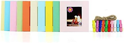 Fujifilm instax Square Instant Film 2X (40 Exposures) + Hanging Photo Frames for Square Film Assorted Colors – Deluxe Accessory Bundle