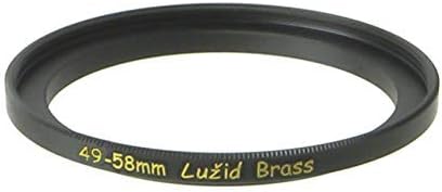 Brass 49mm to 58mm Step Up Filter Ring Adapter 49 58 Luzid