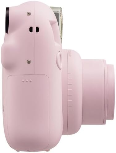 Fujifilm Instax Mini 12 Instant Camera Blossom Pink with Sandisk 32 GB USB Flash Drive + 40 Sheets Fujifilm Instax Mini Film Bundle, Sunshine Photo Microfiber Cleaning Cloth Included