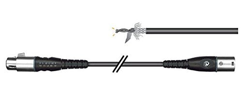 D'Addario Accessories Microphone Cable - XLR Cable - Shielded for Noise Reduction - XLR Male to XLR Female - Custom Series - 5 Feet/1.52 Meters - 1 Pack