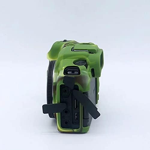 Professional Secure Silicone Camera Case Cover Housing Body Skin for Canon EOS RP Mirrorless Digital SLR Camera (Camouflage)