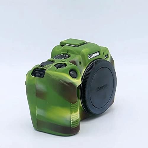 Professional Secure Silicone Camera Case Cover Housing Body Skin for Canon EOS RP Mirrorless Digital SLR Camera (Camouflage)