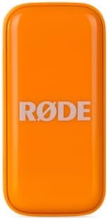 RØDE Wireless Micro - Compact Wireless Microphone, Two Mics with Charge Case for Smartphone Content Creation - USB-C, Orange