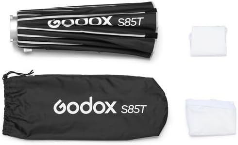 Godox Softbox Godox S85T 85cm/33.5in Quick Release Umbrella Softbox, Bowens Mount with Removable Front and Inner Diffusers for Photography, Live Streaming and Travel