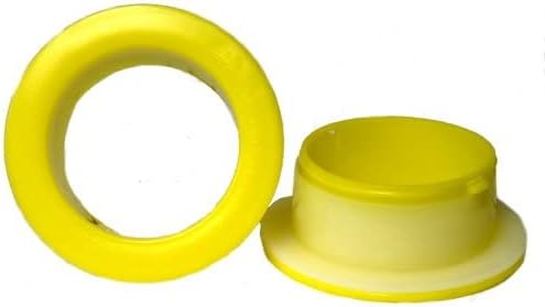 PSBM Hand Saver Stretch Wrap Film Handle, Yellow, 4 Pack, Designed for 3 Inch Core Stretch Wrap