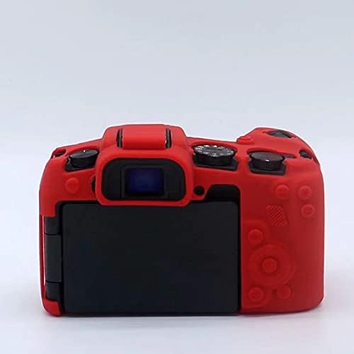 Professional Secure Silicone Camera Case Cover Housing Body Skin for Canon EOS RP Mirrorless Digital SLR Camera (Red)