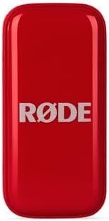 RØDE Wireless Micro - Compact Wireless Microphone, Two Mics with Charge Case for Smartphone Content Creation - USB-C, Red