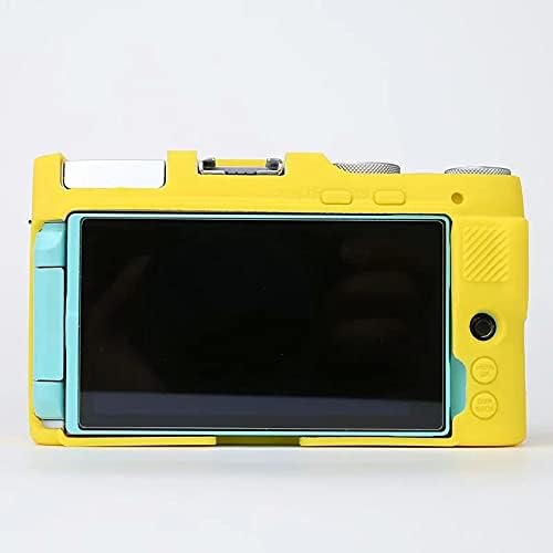 Professional Secure Silicone Camera Case Cover Housing Body Skin for Fujifilm Fuji X-A7 XA7 XA 7 Mirrorless Digital Camera (Yellow)