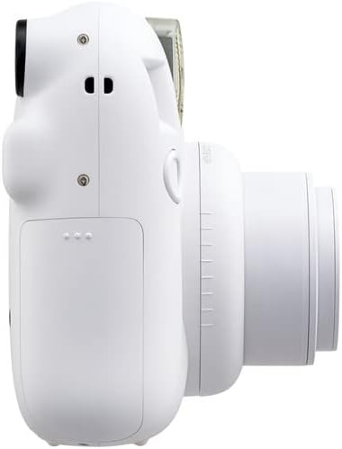 Fujifilm Instax Mini 12 Instant Camera Clay White with Sandisk 32 GB USB Flash Drive + 40 Sheets Fujifilm Instax Mini Film Bundle, Sunshine Photo Microfiber Cleaning Cloth Included...
