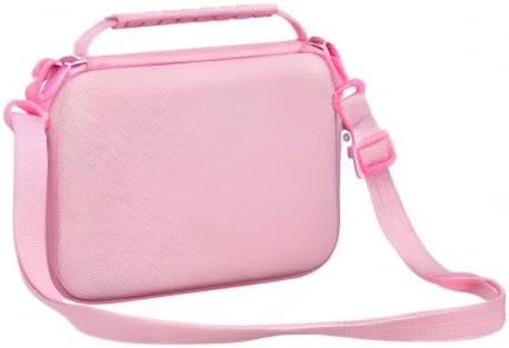 Hard Travel Case for Sony ZV-1F / ZV-1 / ZV-1 II Digital Camera, Protective Cases Bag Fits Vlogger Accessory Kit Tripod and Microphone, Extra Zipper Pocket fit Battery Charger, Pink