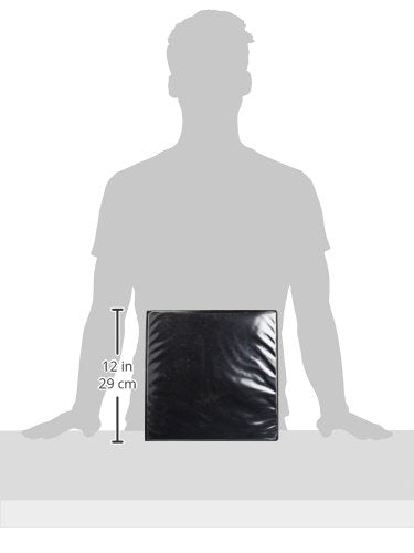 Samsill Durable 2 inch 3 Ring Binder, Made in USA, D Ring Binder, FSC 100% Recycled Chipboard, Black