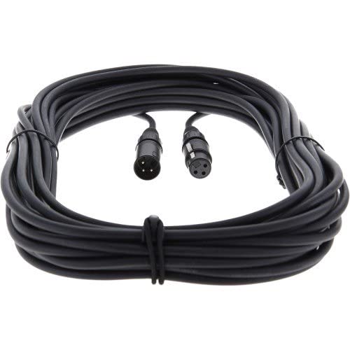 D'Addario XLR Cable - Microphone Cable - Shielded for Noise Reduction - XLR Male to XLR Female - Classic Series Balanced Mic Cable - 50 Feet/15.24 Meters - 2 Pack
