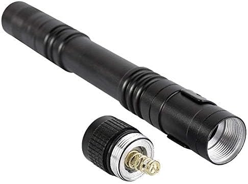 Pocketman 4 Pcs LED Penlight Flashlight Tactical Torch with Clip(13.3 CM)