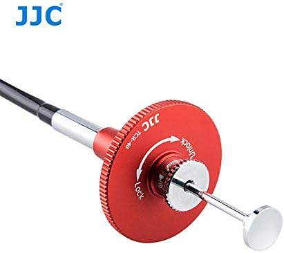 JJC TCR-70R 70cm Mechanical Cable Shutter Release with Bulb-Lock for Fujifilm X10 X20 X30 X100s X100t X-Pro1 X-Pro2 X-E1 X-E2, Leica M6 M7 M8 and Nikon Df F4 FM2 F3 FE FM3a F80, Threaded Release Cable