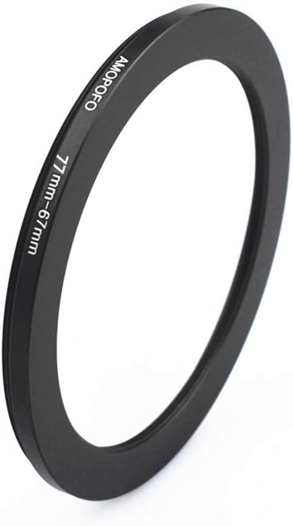 77mm to 67mm Camera Filters Ring Compatible All 77mm Camera Lenses or 67mm UV CPL Filter Accessory,77-67mm Camera Step-Down Rings