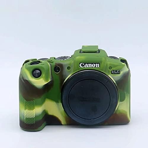 Professional Secure Silicone Camera Case Cover Housing Body Skin for Canon EOS RP Mirrorless Digital SLR Camera (Camouflage)