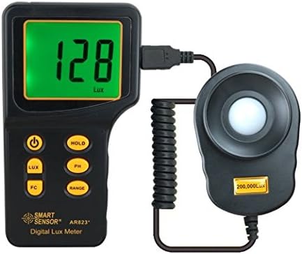 MeterTo Digital Luxmeter Light Meter Lux/FC Meter spectrometer Photometer Photography Luminometer Illuminometer, 0-200,000 Lux