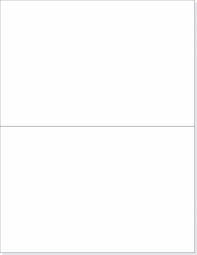 NextDayLabels Half Sheet Shipping Labels 5.5" x 8.5" – Printable Blank Labels for Laser & Inkjet Printers, White Self-Adhesive Stickers, 2 Per Page for Ship, FBA, UPS & FedEx, Made in USA, 100 Pack