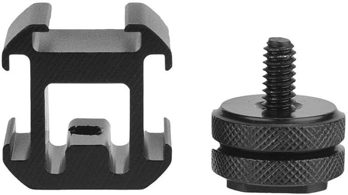 1Pcs Triple Hot Shoe Base Mount Adapter Extend Holder for Microphone Monitor LED Video Light