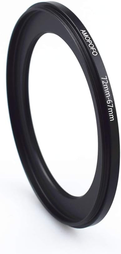 72mm to 67mm Camera Filters Ring Compatible All 72mm Camera Lenses or 67mm UV CPL Filter Accessory,72-67mm Camera Step-Down Rings