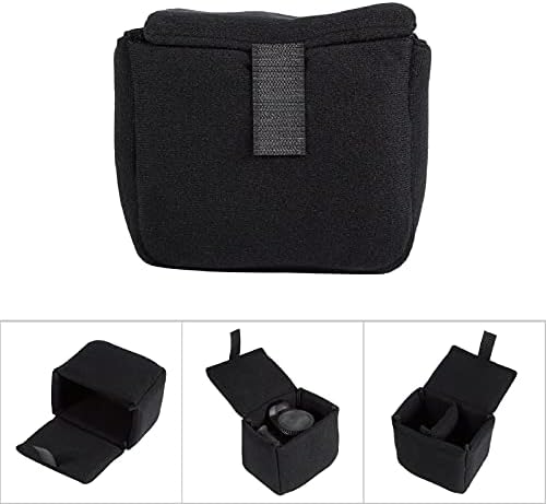 Zerone Camera Bag,Camera Inner Bag Shockproof Padded DSLR Camera Bags Insert Case, Camera Organizer with Hook and Loop,Small Camera Insert for Camera Storage(Black)