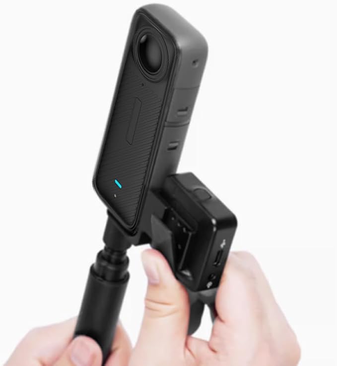 CAPART Mic Adapter Mount with Cold Shoe for Insta360 X5 X4 X3 ONE X2, Cold Shoe Microphone Adapter Mic Holder Mounting Plate