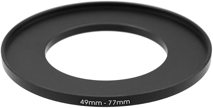 49-30/37/40.5/43/46/48/49/52/55/58/62/67/72/77/82mm Step Up & Step Down Rings Adapter for Lens and Filter 49-77 Filter Adapter Ring 49mm Lens to 77mm Filters