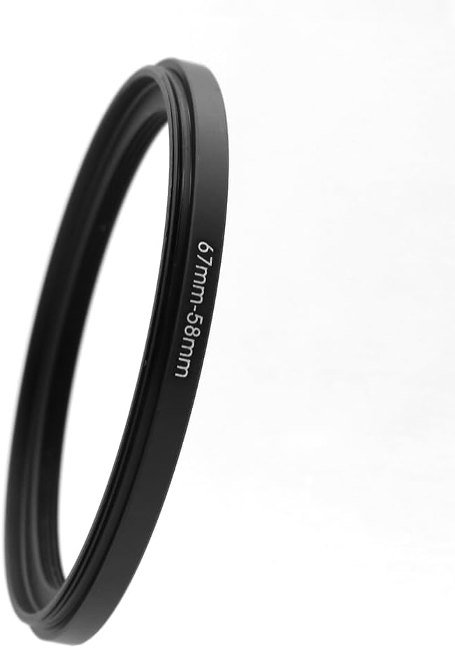 67-46/49/52/55/58/62/67/72/77/82/86/95/105mm Step Up & Step Down Rings Adapter for Camera Lens and Filters 67-58 Filter Adapter Ring 67mm Lens to 58mm Filters