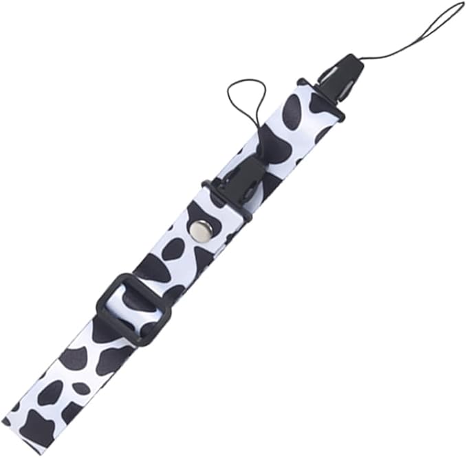 VOVMOEYA Camera Strap Kids,Camera Lanyard Neck Strap kids,iPad Strap for Kid,Children Camera Strap for Fujifilm mini Camera Kodak Smile + Smile plus (Black and White)