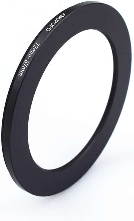 72mm to 67mm Camera Filters Ring Compatible All 72mm Camera Lenses or 67mm UV CPL Filter Accessory,72-67mm Camera Step-Down Rings
