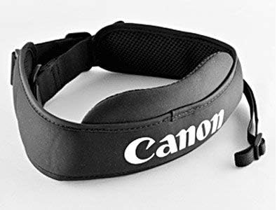 Canon 600X Light Weight Wide Padded Neck Strap Black