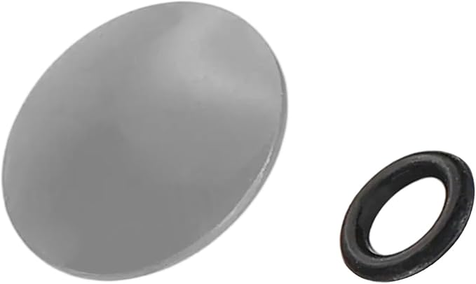 PATIKIL Camera Shutter Button, 10mm Convex Surface Shutter Release Button Pure Copper Camera Buttons for Nikon for Fujifilm for Leica DSLR/SLR, Gray