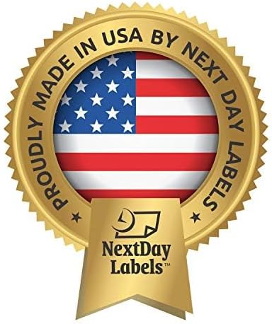 NextDayLabels Half Sheet Shipping Labels 5.5" x 8.5" – Printable Blank Labels for Laser & Inkjet Printers, White Self-Adhesive Stickers, 2 Per Page for Ship, FBA, UPS & FedEx, Made in USA, 250 Pack