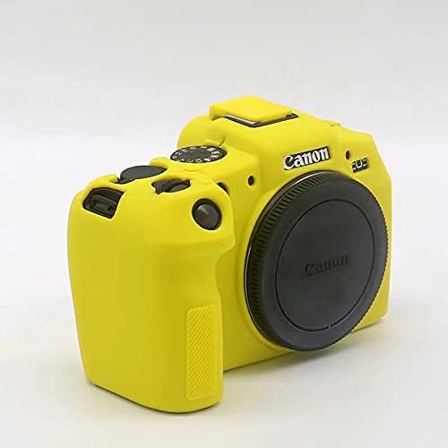 Professional Secure Silicone Camera Case Cover Housing Body Skin for Canon EOS RP Mirrorless Digital SLR Camera (Yellow)