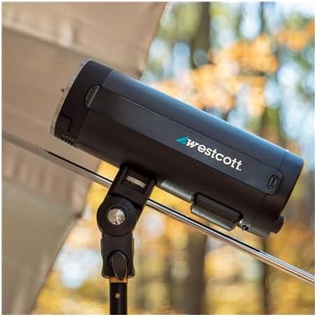 Westcott FJ200 Round Head Pocket Strobe with 1.3 sec. Recycle Time, TTL, HSS and Includes Tilter Bracket, 30-Degree Honeycomb Grid with Gel Clip and Travel Case