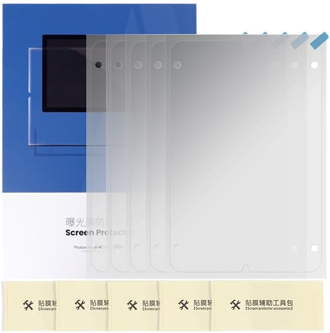 ANYCUBIC 10.1 Inches LCD Screen Protection Film for Photon Mono M7/Photon Mono M7 Pro Resin 3d Printer, 5pcs