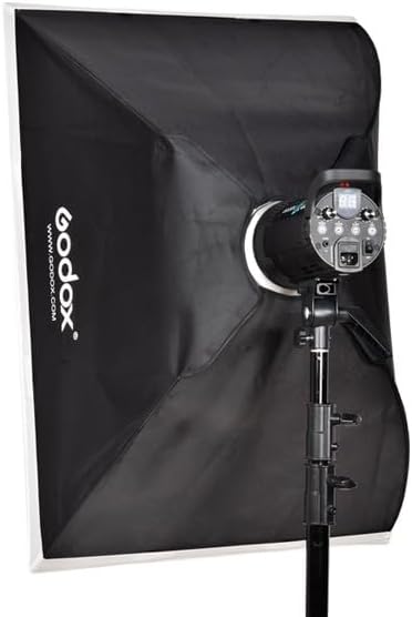Godox Softbox 60x90CM Bowens Mount, Rectangular Photography Soft Box Diffuser Modifier for Portrait Product Photo Studio Strobe Flash Monolight Continuous Lighting Accessories