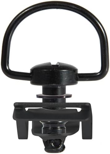 Motorcycle Race Fasteners Quick Release D-Ring 1/4 Turn Race Fasteners Clip Style Type C (Dark Black (Black Clips), 17mm)